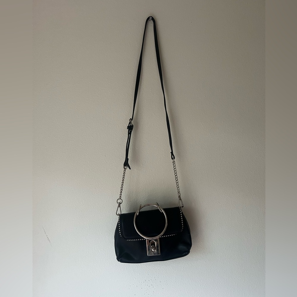 Black Chain Strap Shoulder Bag